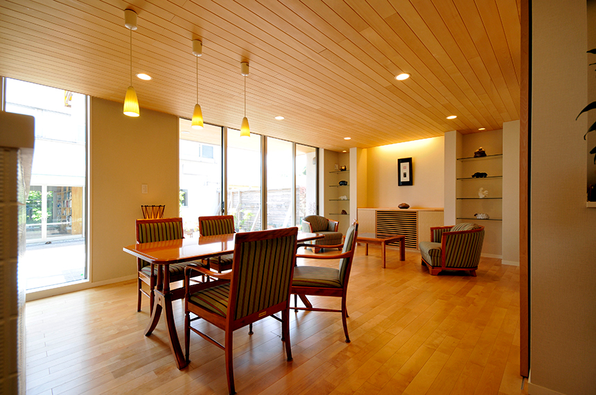 おばあちゃんと住む家・リビングダイニングの画像