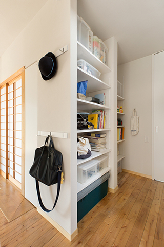 家族ひとり一人を大切にする家・収納の画像