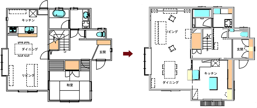 愛犬と夫婦が健康に過ごせる家図面