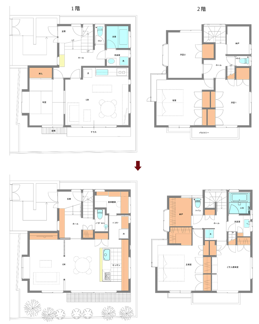 充実したシニアライフの家図面